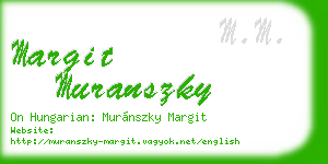 margit muranszky business card